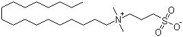 结构式 CAS# 13177-41-8, N,N-二甲基-N-(3-磺丙基)-1-十八烷铵内盐