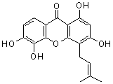 结构式 CAS# 13179-11-8, Ugaxanthone