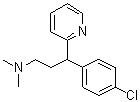 4-氯非尼拉敏分子结构 (CAS 132-22-9)