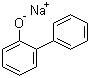 structure of CAS# 132-27-4, Sodium 2-biphenylate;2-Hydroxybiphenyl sodium salt; Sodium ortho-phenylphenate; 2-Phenylphenol sodium salt; sodium o-phenylphenolate