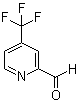structure of CAS# 132470-83-8, 4-(Trifluoromethyl)-2-pyridinecarboxaldehyde;4-(Trifluoromethyl)picolinaldehyde