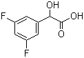 结构式 CAS# 132741-31-2, 3,5-二氟扁桃酸