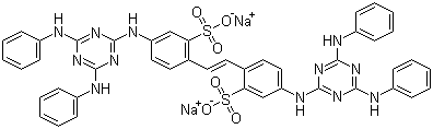 Fluorescent Brightener 9 molecular structure (CAS 133-66-4)
