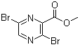 3,6-Dibromopyrazine-2-carboxylic acid methyl ester molecular structure (CAS 13301-04-7)
