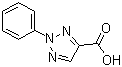 结构式 CAS# 13306-99-5, 2-苯基-1,2,3-三唑-4-羧酸