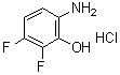 structure of CAS# 1330750-27-0, 6-Amino-2,3-difluorophenol hydrochloride (1:1)