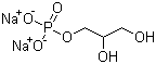 Sodium glycerol phosphate molecular structure (CAS 1334-74-3)