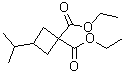 3-(1-Methylethyl)-1,1-cyclobutanedicarboxylic acid diethyl ester molecular structure (CAS 13363-89-8)