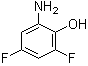 structure of CAS# 133788-83-7, 2-Amino-4,6-difluorophenol;6-Amino-2,4-difluorophenol