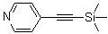 4-(三甲基硅烷基乙炔基)吡啶分子结构 (CAS 133810-35-2)