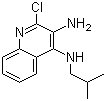 结构式 CAS# 133860-76-1, 2-氯-N4-(2-甲基丙基)-3,4-喹啉二胺