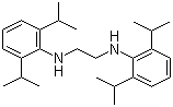 structure of CAS# 134030-22-1, N,N'-Bis(2,6-diisopropylphenyl)ethylenediamine