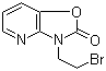 structure of CAS# 134336-95-1, 3-(2-Bromoethyl)oxazolo[4,5-b]pyridin-2(3H)-one