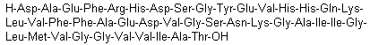 beta-Amyloid A4(1-43) molecular structure (CAS 134500-80-4)