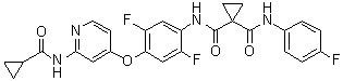 结构式 CAS# 1345847-93-9, Altiratinib