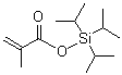 structure of CAS# 134652-60-1, Triisopropylsilyl methacrylate;2-Methyl-2-propenoic acid tris(1-methylethyl)silyl ester
