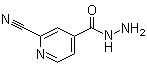结构式 CAS# 135048-32-7, 2-氰基-4-吡啶甲酰肼