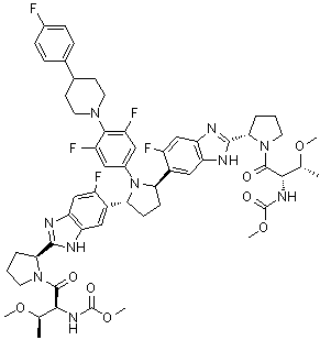 结构式 CAS# 1353900-92-1, 哌仑他韦