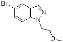 结构式 CAS# 1354220-34-0, 5-溴-1-(2-甲氧基乙基)-1H-吲唑