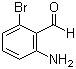 结构式 CAS# 135484-74-1, 2-氨基-6-溴苯甲醛