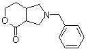 结构式 CAS# 135782-11-5, 六氢-2-苄基吡喃并[3,4-c]吡咯-4(1H)-酮