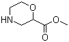 structure of CAS# 135782-19-3, Methyl morpholine-2-carboxylate;Methyl 2-morpholinecarboxylate