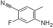 structure of CAS# 1357942-79-0, 4-Amino-2-fluoro-5-methylbenzonitrile