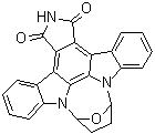 structure of CAS# 135897-06-2, 9,10,11,12-Tetrahydro-9,12-epoxy-1H-diindolo[1,2,3-fg:3',2',1'-kl]pyrrolo[3,4-i][1,6]benzodiazocine-1,3(2H)-dione