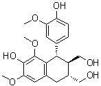 structure of CAS# 136082-41-2, (+)-8-Methoxyisolariciresinol;(1S,2R,3R)-1,2,3,4-Tetrahydro-7-hydroxy-1-(4-hydroxy-3-methoxyphenyl)-6,8-dimethoxy-2,3-naphthalenedimethanol