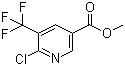 结构式 CAS# 1360952-35-7, 6-氯-5-(三氟甲基)-3-吡啶羧酸甲酯