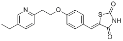 structure of CAS# 136401-69-9, Pioglitazone EP impurity B;(5Z)-5-[[4-[2-(5-ethylpyridin-2-yl)ethoxy]phenyl]methylidene]-1,3-thiazolidine-2,4-dione