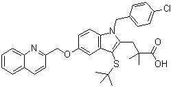 结构式 CAS# 136668-42-3, 喹夫拉朋