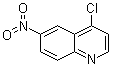 结构式 CAS# 13675-94-0, 4-氯-6-硝基喹啉