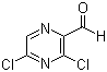 structure of CAS# 136866-27-8, 3,5-Dichloropyrazine-2-carbaldehyde