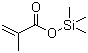 structure of CAS# 13688-56-7, Trimethylsilyl methacrylate;T 3633; Trimethylsilyl 2-methylacrylate