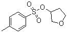 structure of CAS# 13694-84-3, Tetrahydrofuran-3-yl toluene-4-sulfonate;4-Methylbenzenesulfonic acid tetrahydrofuran-3-yl ester; Tetrahydrofuran-3-yl 4-methylbenzenesulfonate