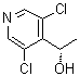 结构式 CAS# 1370347-50-4, (alphaS)-3,5-二氯-alpha-甲基-4-吡啶甲醇