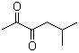 5-甲基-2,3-己二酮分子结构 (CAS 13706-86-0)