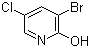 结构式 CAS# 137628-16-1, 3-溴-5-氯-2-羟基吡啶