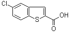 structure of CAS# 13771-75-0, 5-Chloro-2-benzothiophenecarboxylic acid;5-Chlorobenzo[b]thiophene-2-carboxylic acid