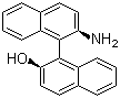 结构式 CAS# 137848-29-4, (S)-(+)-2-氨基-2'-羟基-1,1'-联萘