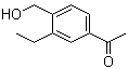 结构式 CAS# 1378888-43-7, 1-(3-乙基-4-羟基甲基-苯基)乙酮