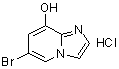 structure of CAS# 1379358-48-1, 6-Bromoimidazo[1,2-a]pyridin-8-ol hydrochloride (1:1)