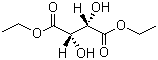 structure of CAS# 13811-71-7, (-)-Diethyl D-tartrate;(-)-Diethyl-2,3-dihydroxysuccinate; (2S,3S)(-)-Dihydroxybutane-1,4-dioic acid diethyl ester