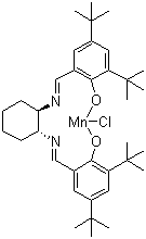structure of CAS# 138124-32-0, (R,R)-(-)N,N'-Bis(3,5-di-tert-butylsalicylidene)-1,2-cyclohexanediaminomanganese(III) chloride;(R,R)-Jacobsen's catalyst manganese(III) chloride complex