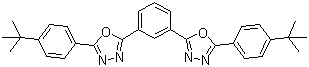 结构式 CAS# 138372-67-5, 2,2'-(1,3-苯基)二[5-(4-叔丁基苯基)-1,3,4-恶二唑]