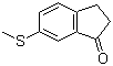 structure of CAS# 138485-82-2, 6-(Methylthio)-1-indanone;2,3-Dihydro-6-(methylthio)-1H-inden-1-one; 6-Methylsulfanylindan-1-one