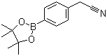 结构式 CAS# 138500-86-4, 4-氰甲基苯硼酸频哪醇酯