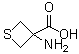 结构式 CAS# 138650-26-7, 3-氨基-3-噻丁环羧酸