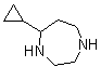 5-环丙基六氢-1H-1,4-二氮杂卓分子结构 (CAS 1398511-28-8)
